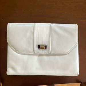 Vintage Valentino white leather purse